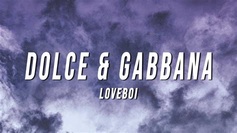 loveboi dolce and gabbana